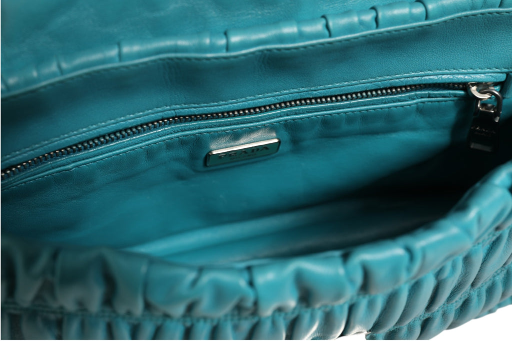 Nappa Gaufre Flap Bag
