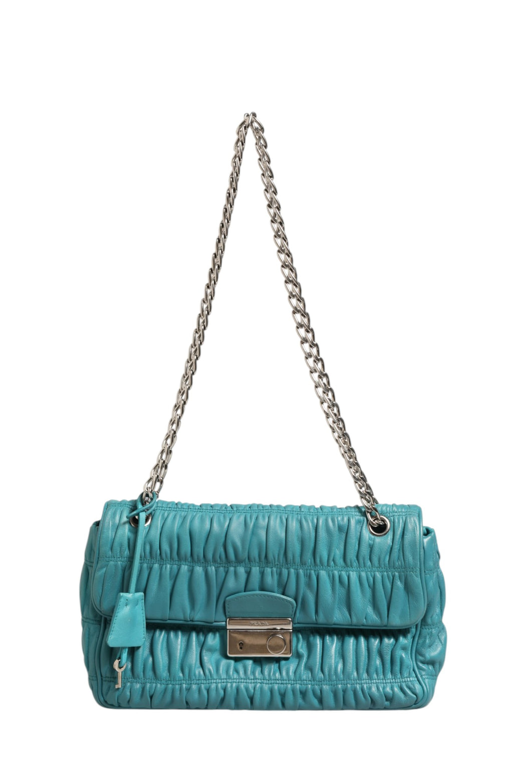 Nappa Gaufre Flap Bag