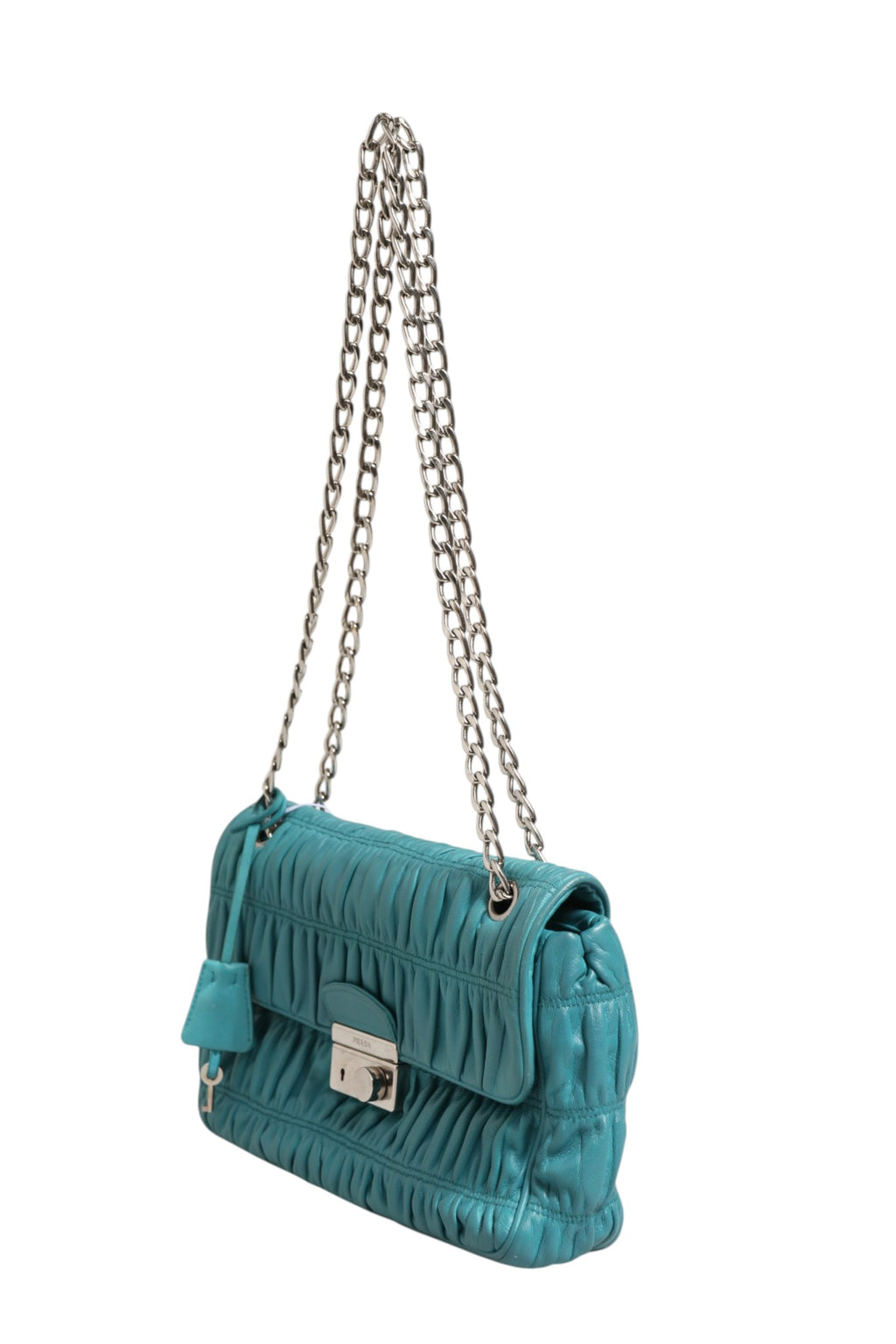 Nappa Gaufre Flap Bag