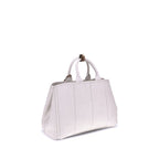 Beige Cotton Shoulder Bag