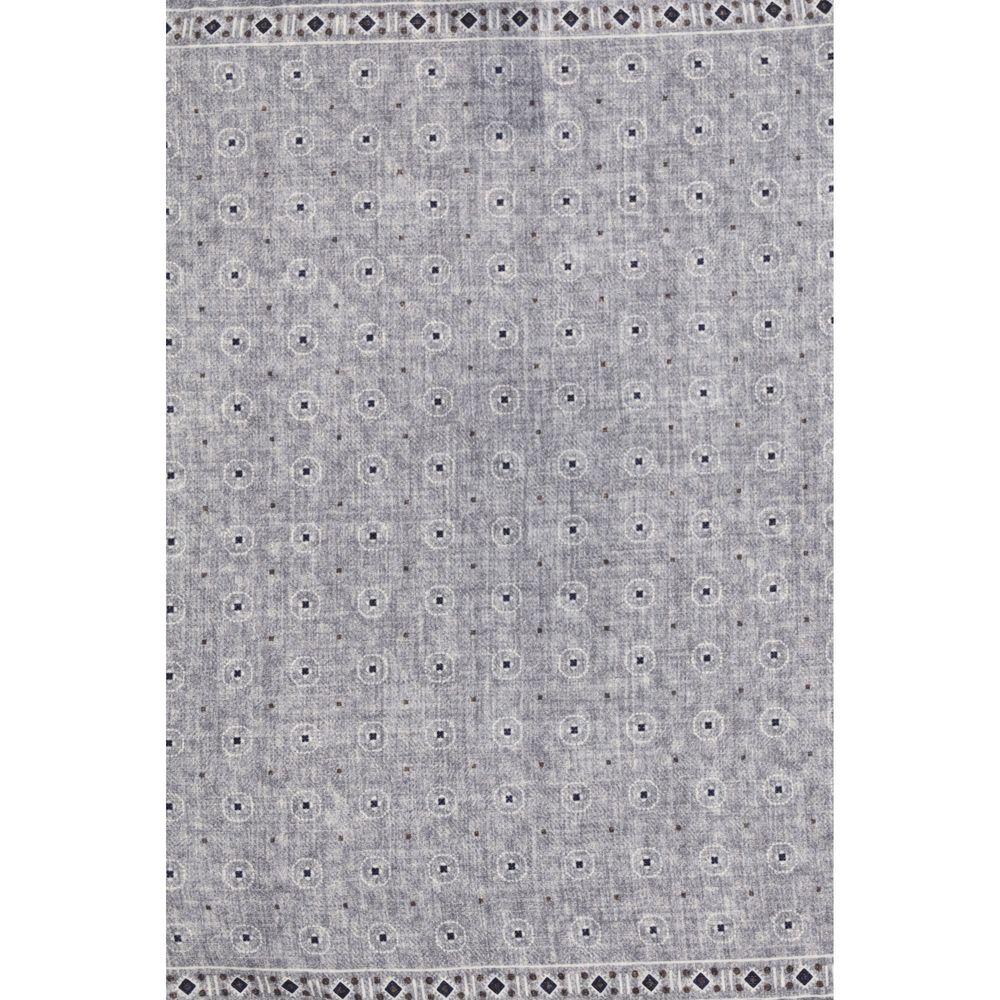 Gray Silk Handbag