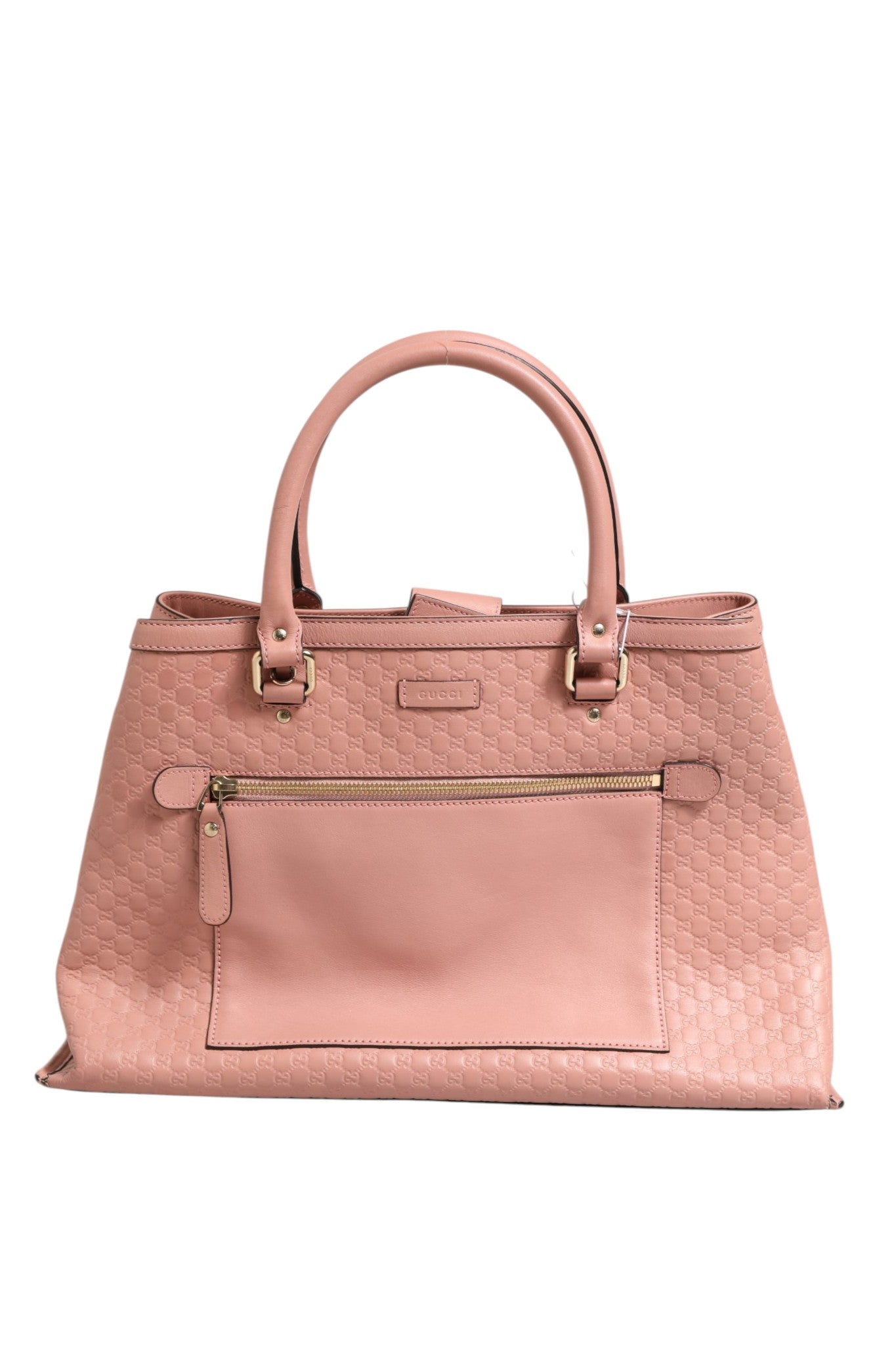 Microguccissima Leather Medium Tote Bag