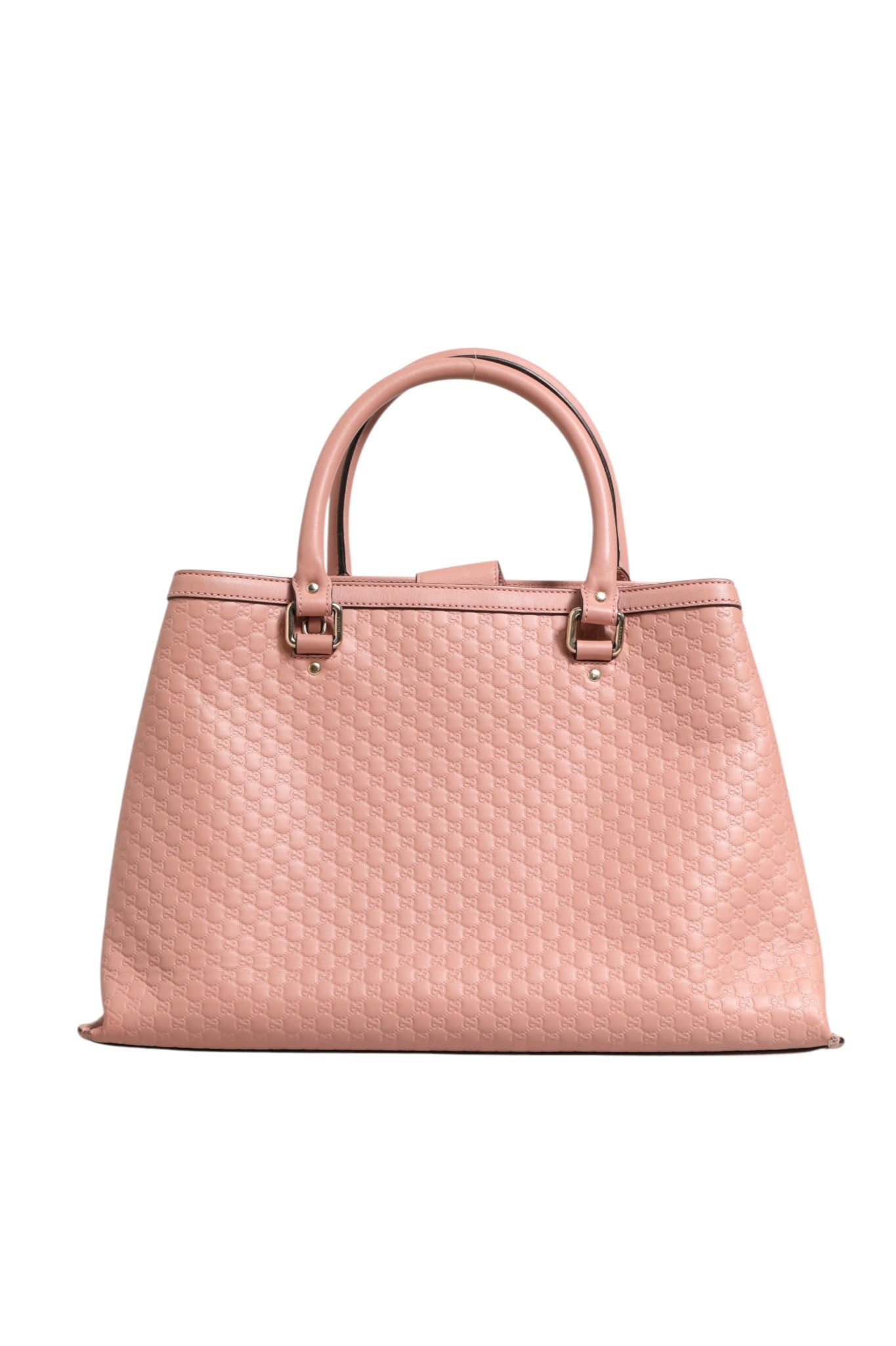 Microguccissima Leather Medium Tote Bag