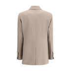 Beige Viscose Blazer