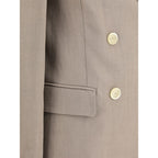 Beige Viscose Blazer