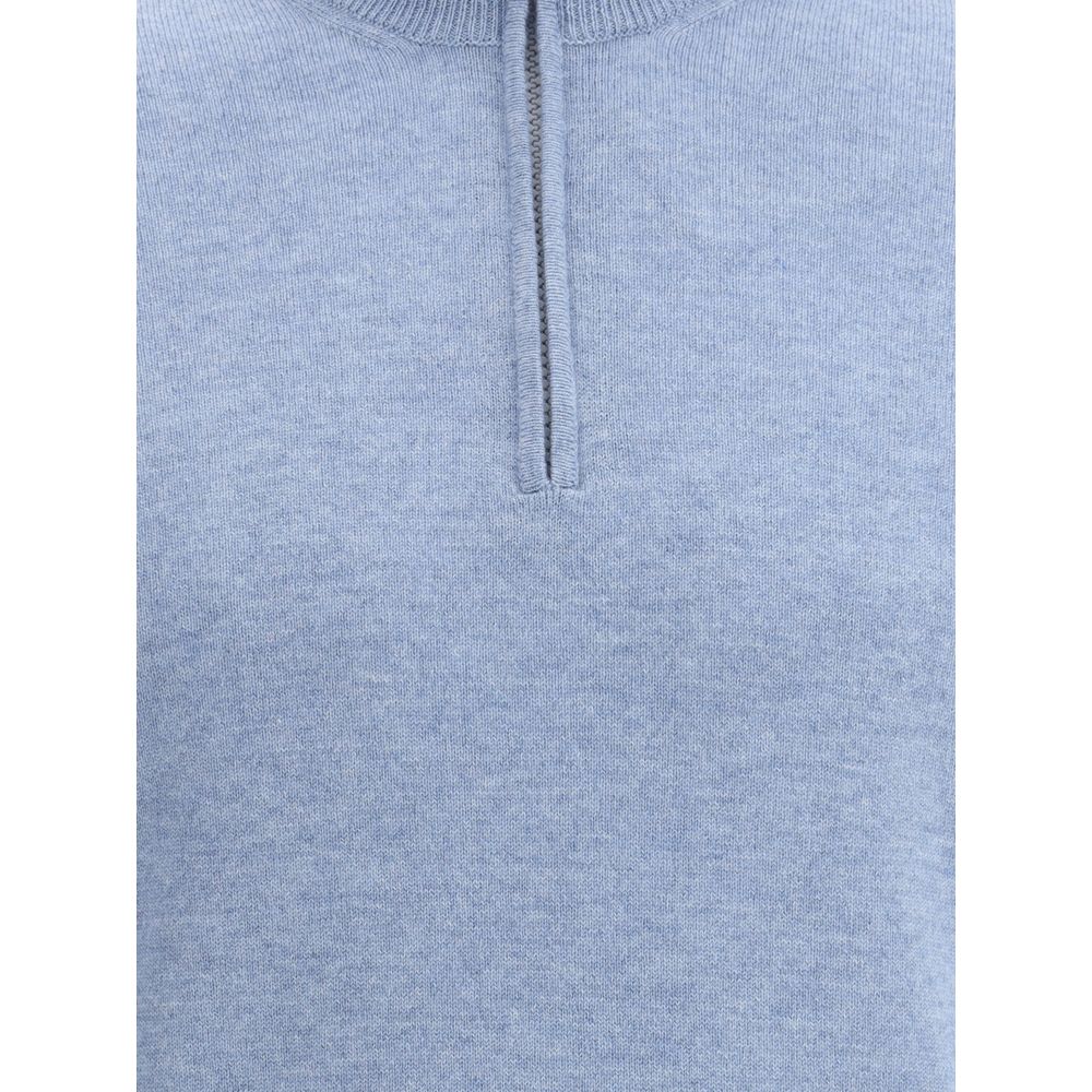 Blue Cashmere Sweater