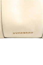 Chalk White Large Leather Tote Bag
