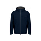Blue Polyester Shell Jacket
