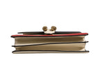 Dionysus Bamboo Top Handle Bag Colorblock Leather