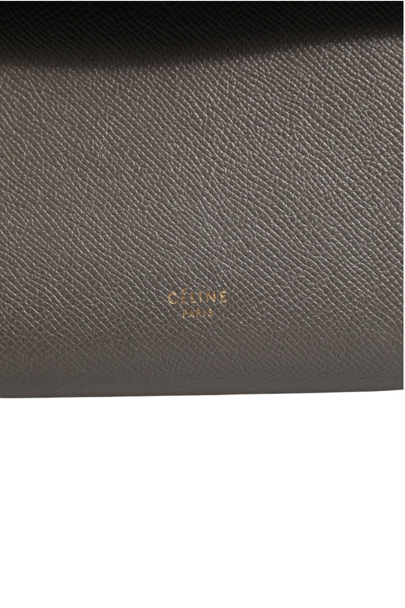 Nano Belt Bag in Grained Calfskin Grey