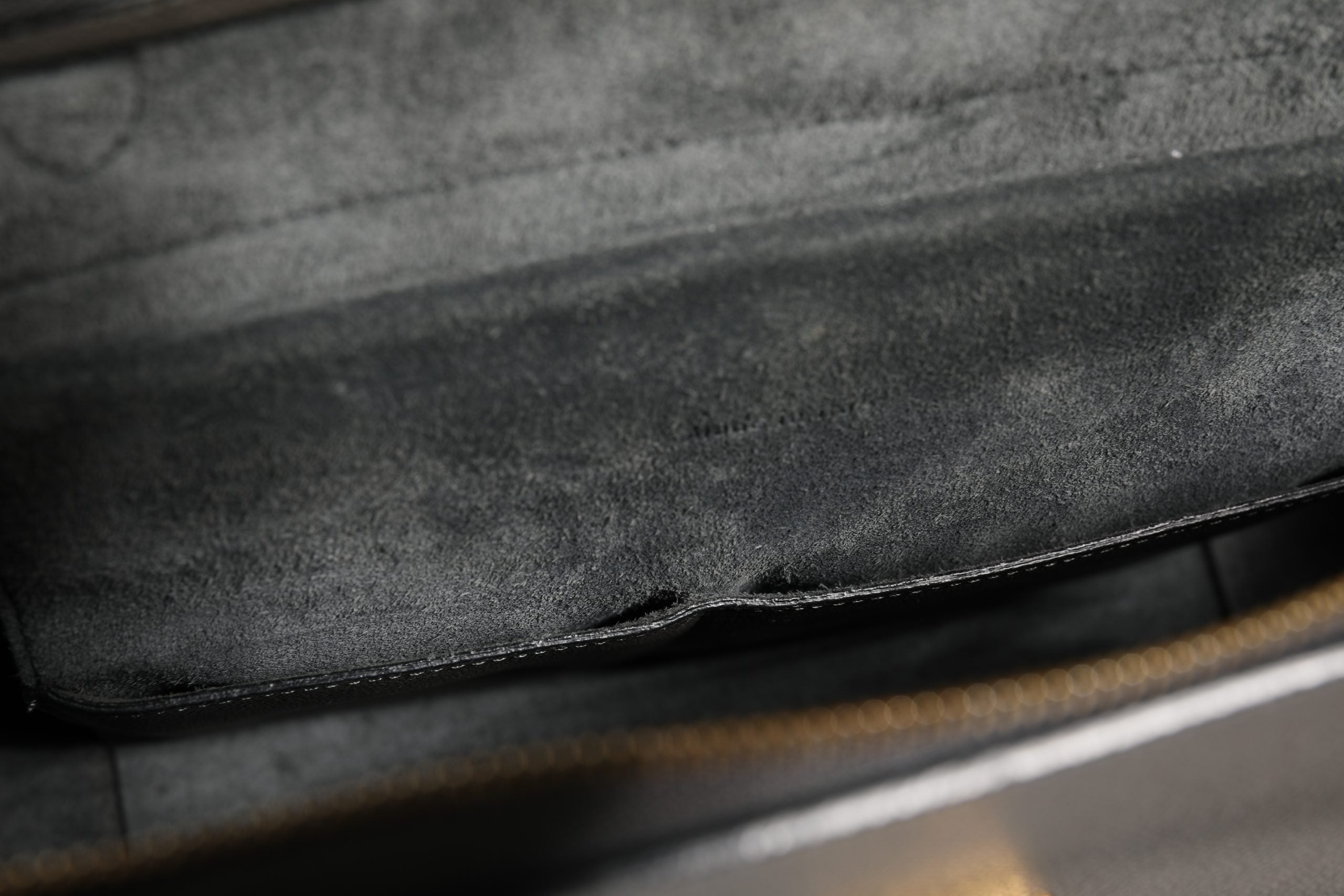 Nano Belt Bag in Grained Calfskin Grey