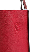 Gate Raspberry & Wine Leather Bucket Bag