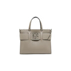Beige Artificial Leather Handbag