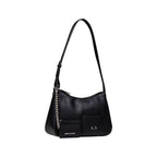 Black Polyester Handbag