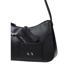 Black Polyester Handbag