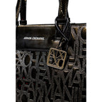 Black Polyester Handbag