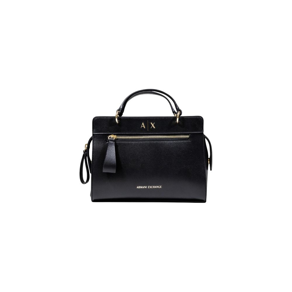 Black Polyester Handbag