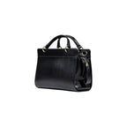 Black Polyester Handbag