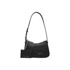 Black Polyester Handbag