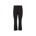 Black Elastane Athletic Pants
