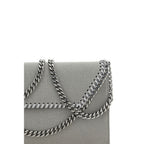 Gray Polyester Shoulder Bag