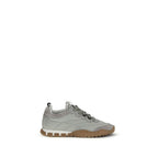 Gray Recycled Polyamide Athletic Sneakers