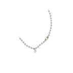 White Brass Necklace