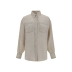 Beige Linen Shirt