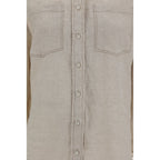 Beige Linen Shirt