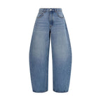 Blue Cotton Jeans Denim