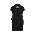 Black Cotton Casual Dress