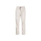 Gray Elastane Athletic Pants