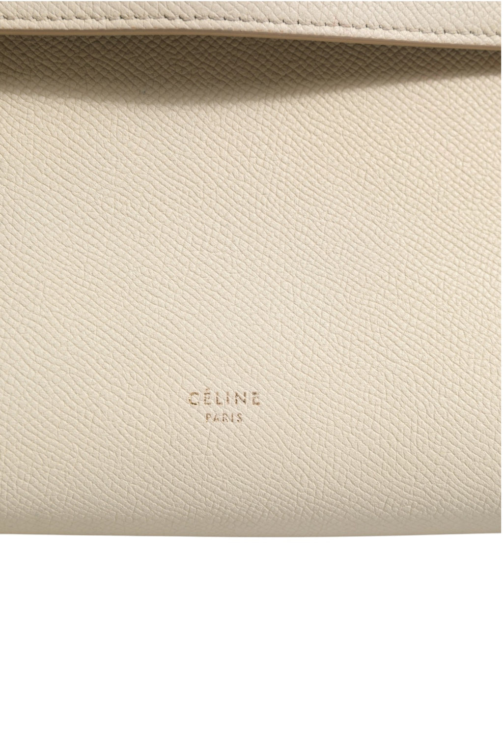Nano Belt Bag Grained Calfskin Chalk