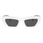 White Acetate Sunglasses
