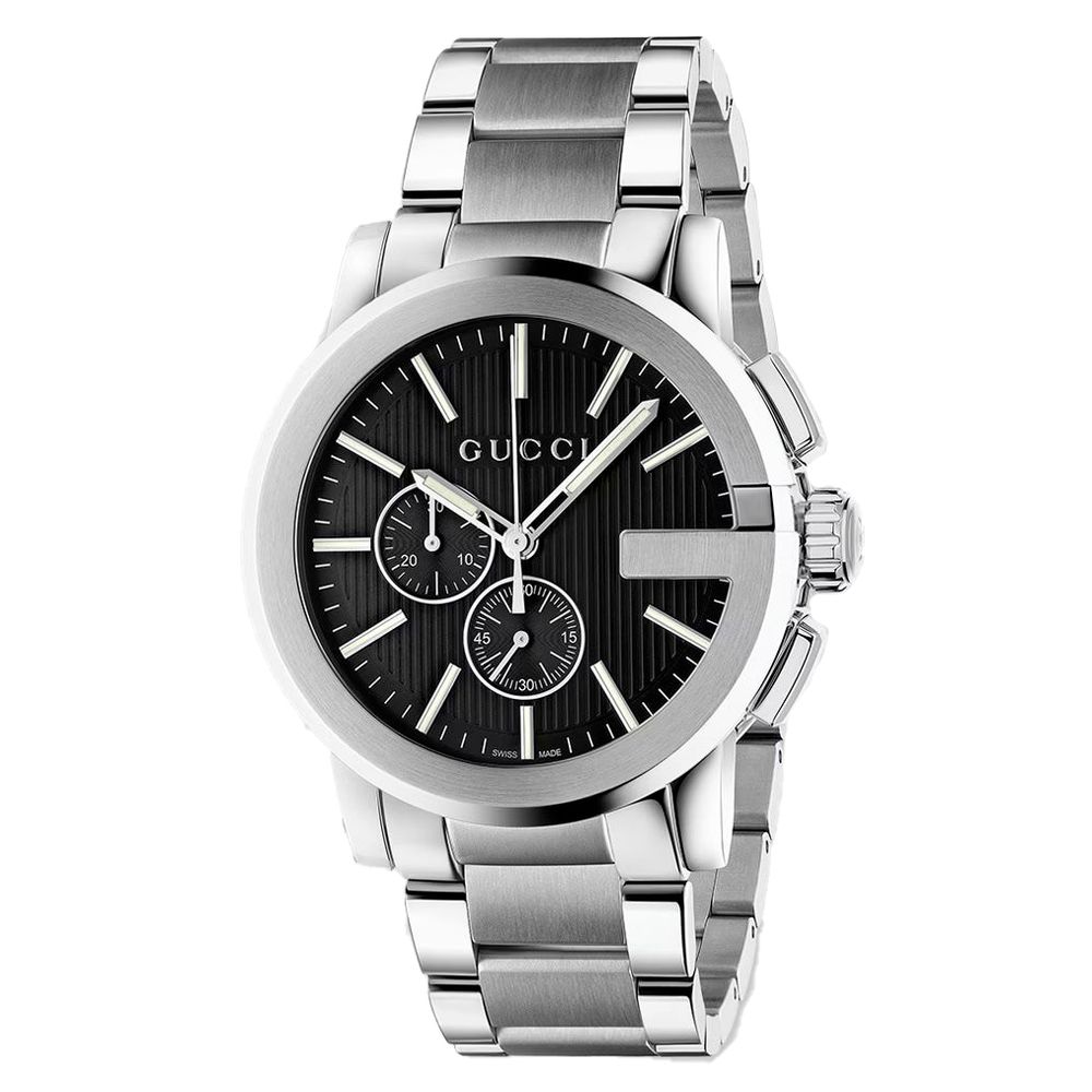 Gray Stainless Steel Dress Watch