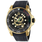 Black Rubber Sport Watch