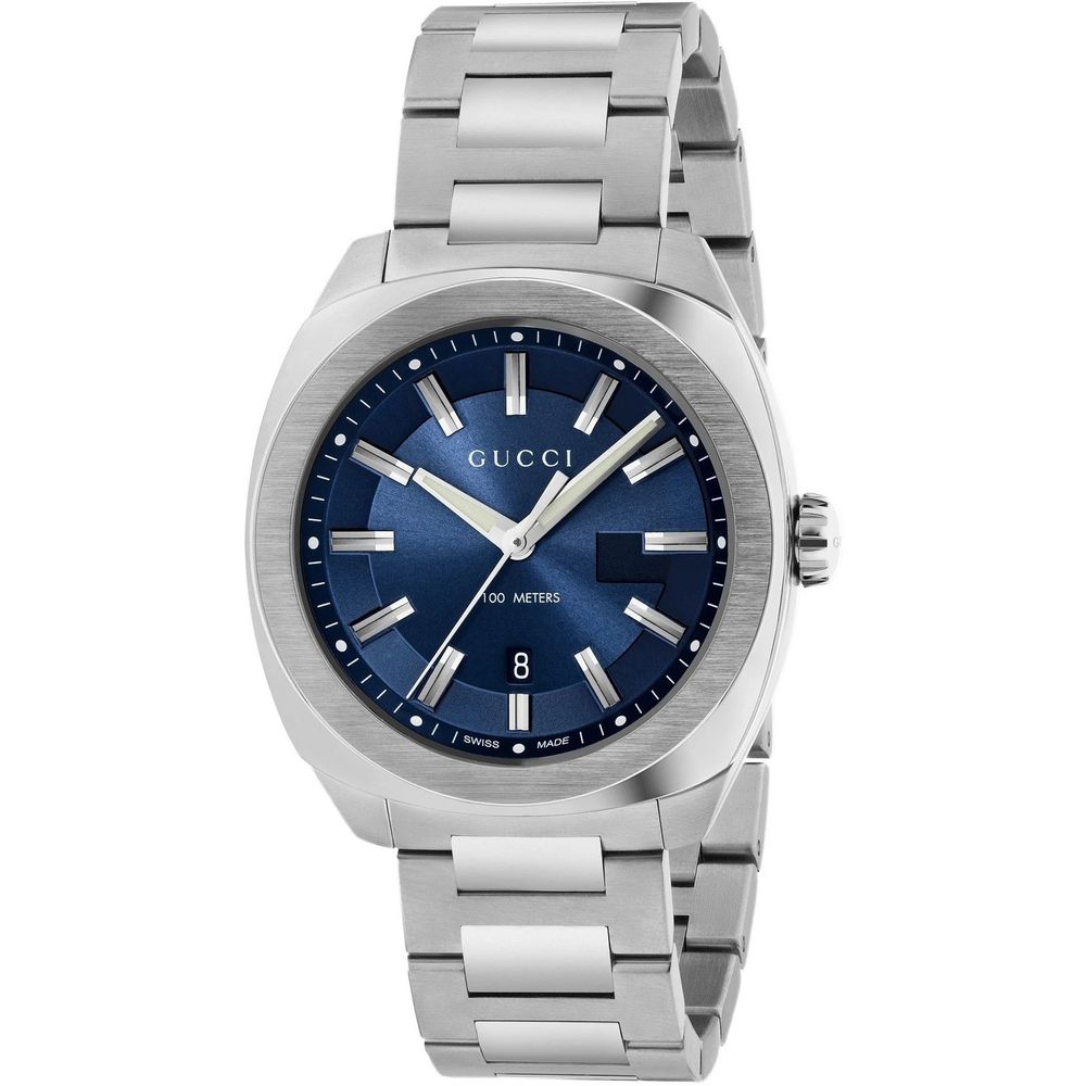 Gray Stainless Steel Dress Watch