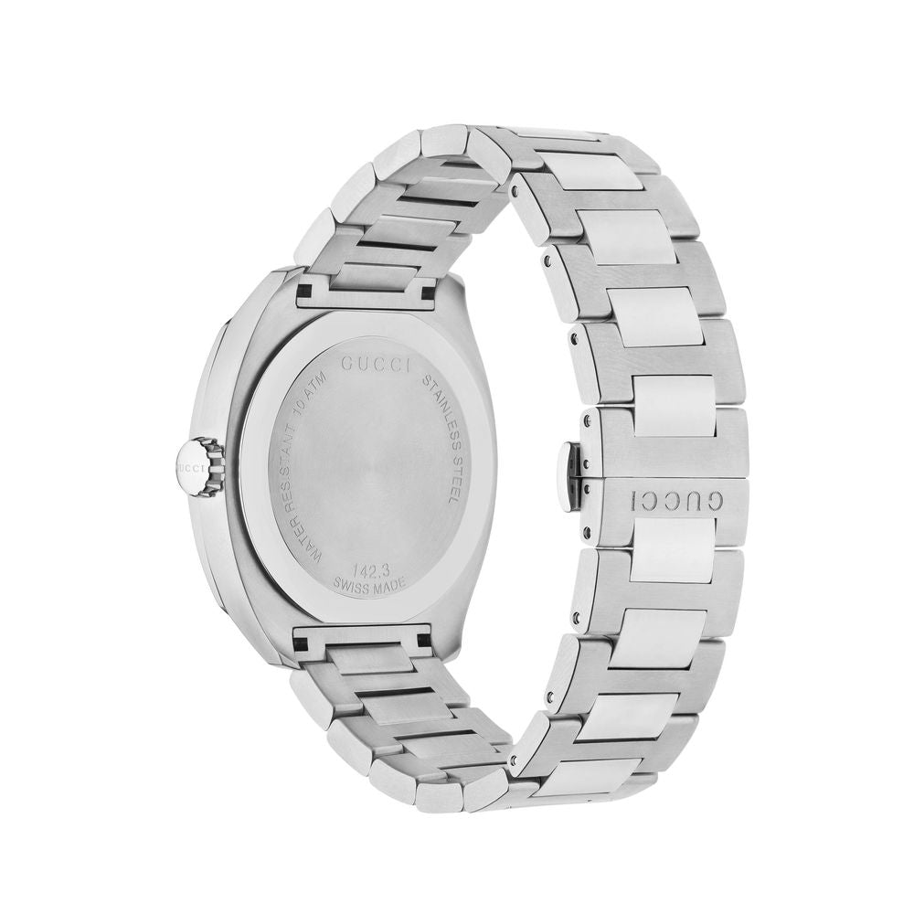 Gray Stainless Steel Dress Watch