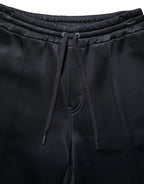 Black Polyester Jogger Men Sweatpants Pants