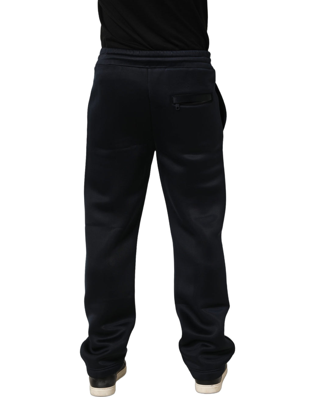 Black Polyester Jogger Men Sweatpants Pants