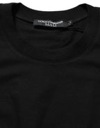 Black Long Sleeves Crew Neck Pullover Sweater
