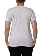 White D&G WE LOVE JAPAN Print Cotton T-shirt