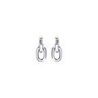 Silver Resin Earrings