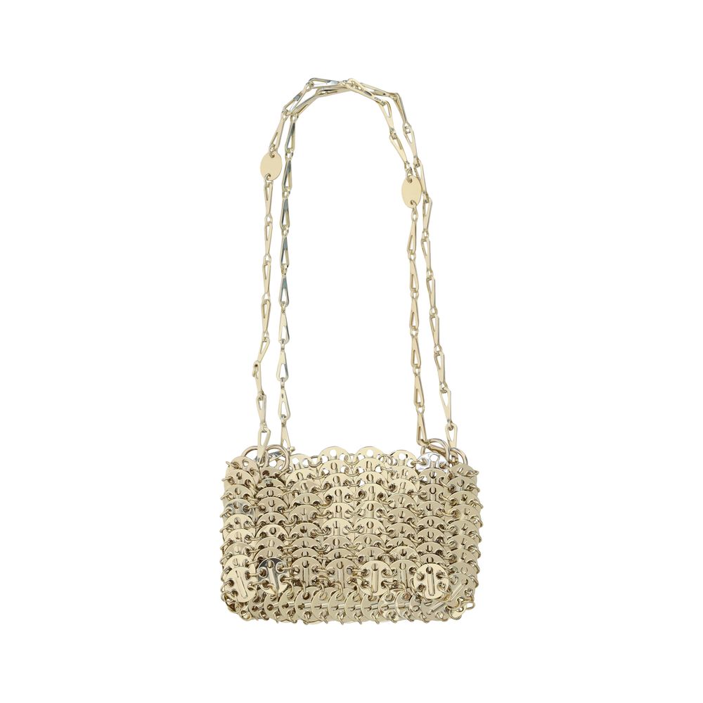Bicolor Brass Shoulder Bag
