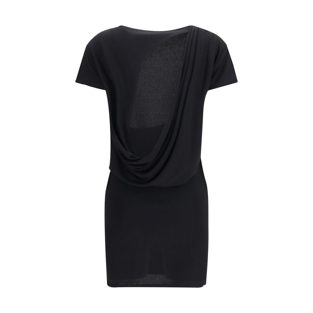 Black Viscose Cocktail Dress