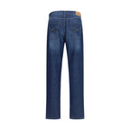Blue Cotton Jeans Denim