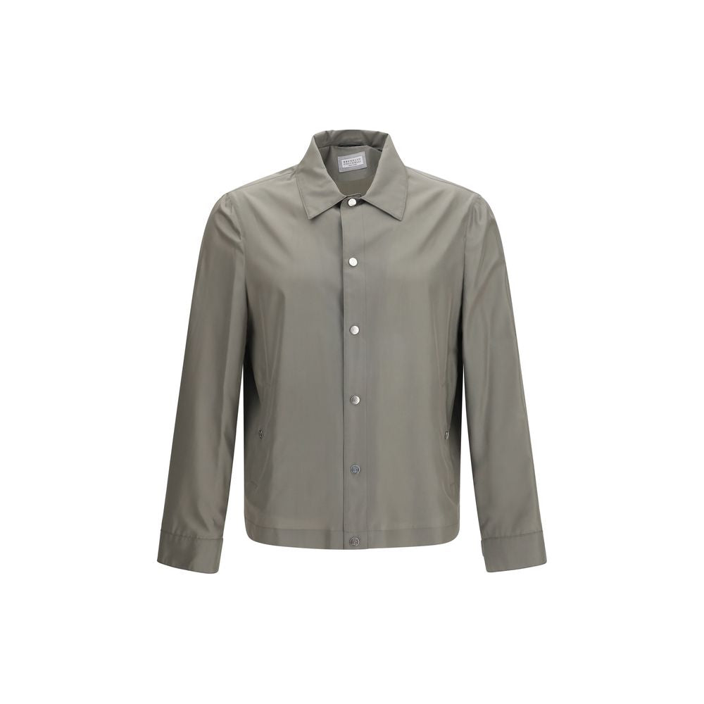 Bicolor Silk Jacket