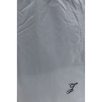 Gray Nylon Bermuda Shorts