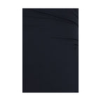 Black Nylon One-Piece Swimsuit