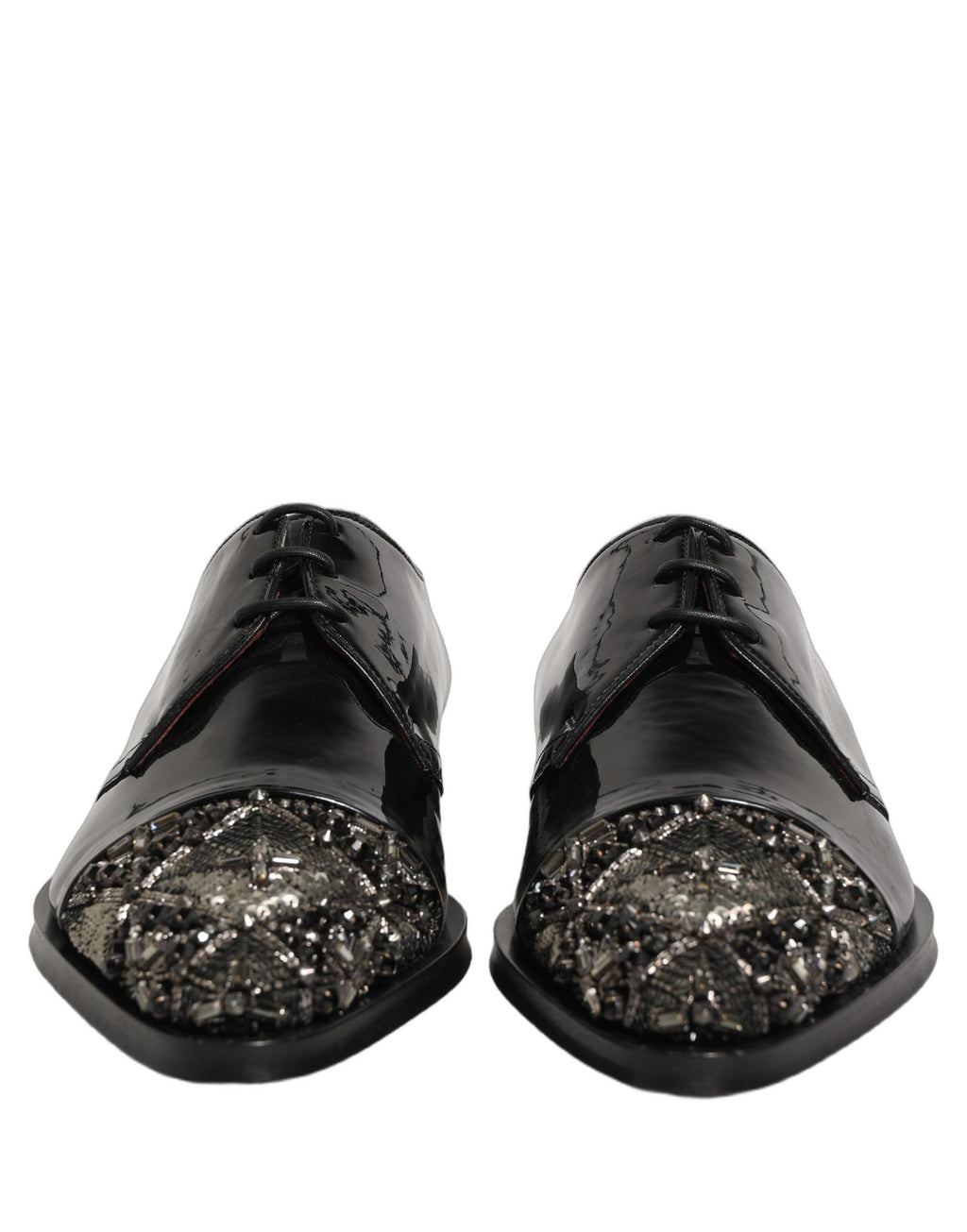 Black Embellished Men Derby Dress Formal Shoes